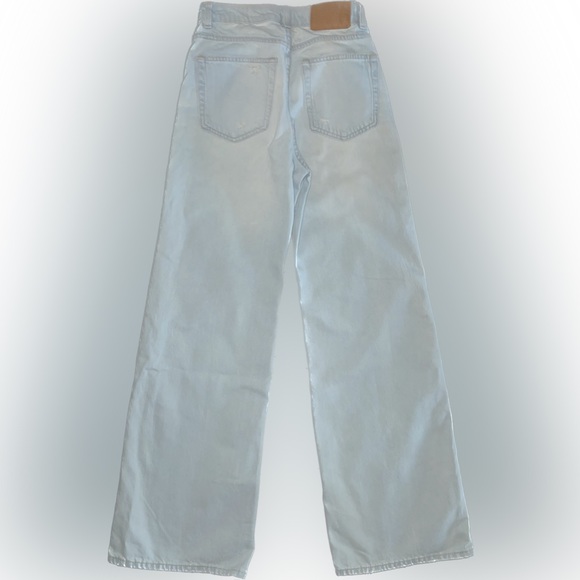 Light Blue Wide Leg Jeans - Picture 2 of 2